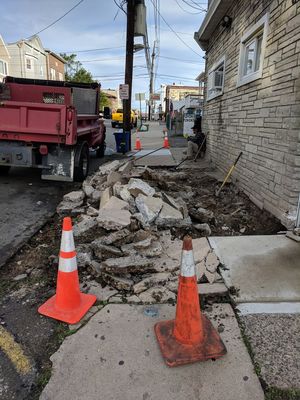 Before & After Sidewalk in Garfield, NJ (1)