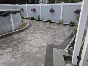 Travertine Paver Installation in Rutherford, New Jersey