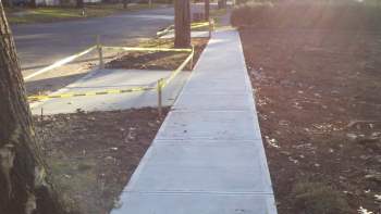 Sidewalk Construction 