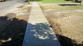 Sidewalk Construction